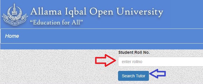 Aiou Tutor Address